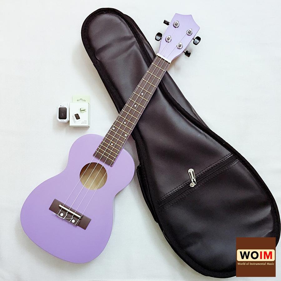 Giá rẻ ưu đãi gây sốc mua 1 cây đàn ukulele size 23 inch tặng ngay 1 bao da cao cấp và máy lên dây điện tử - HÀNG CÓ SẴN