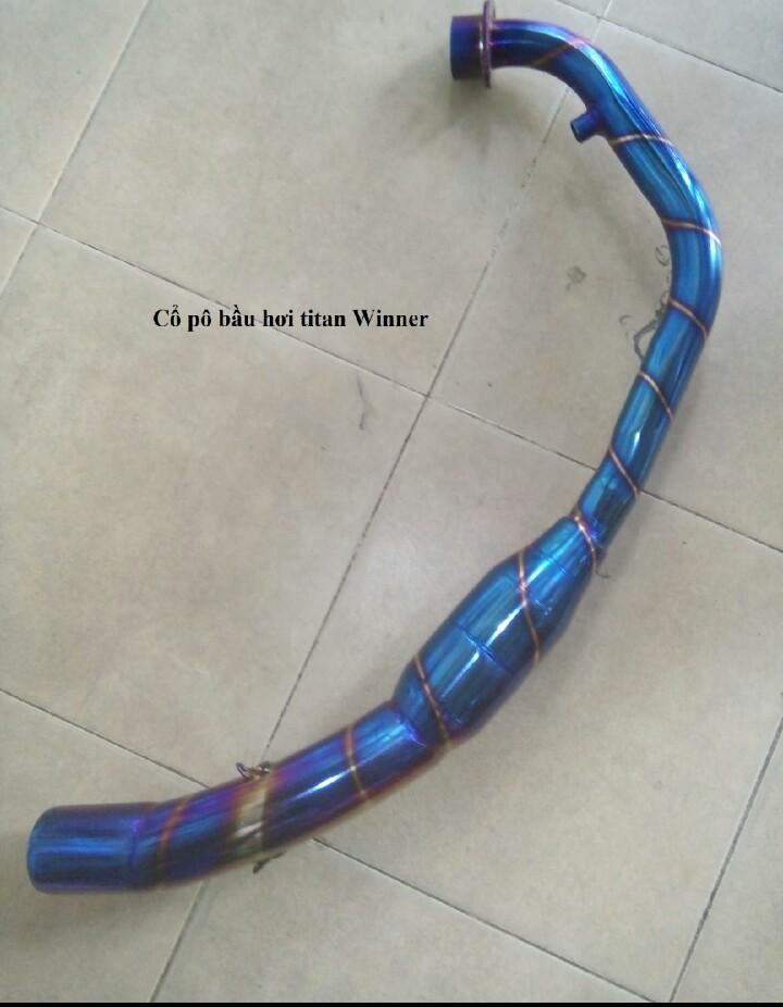 Cổ bô titan bầu hơi Exciter 150, Winner