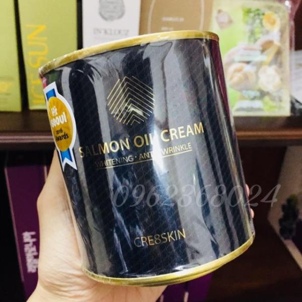 Kem dưỡng da cá hồi Salmon Oil Cream của Cre8skin Hàn Quốc-1 hộp cao cấp