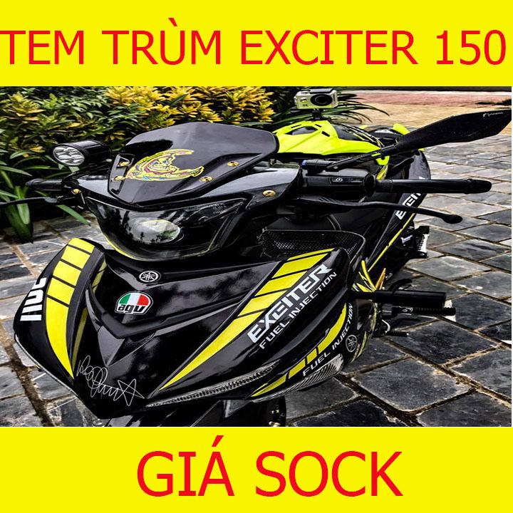 Tem trùm xe exciter 150