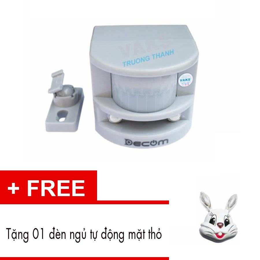 Bộ cảm biến hồng ngoại chống trộm lập HT1A + Tặng 01 đèn ngủ tự động mặt thỏ