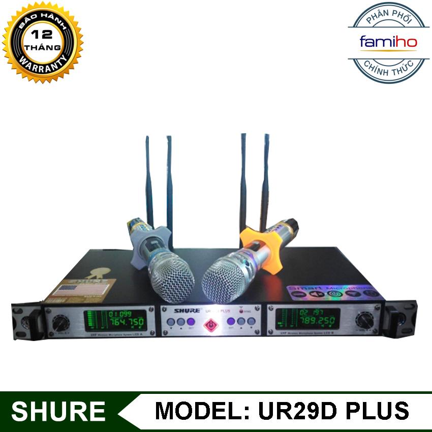 Micro không dây shure ur29d plus