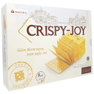 Bánh Quy Vị Phô Mai Crispy Joy 360g