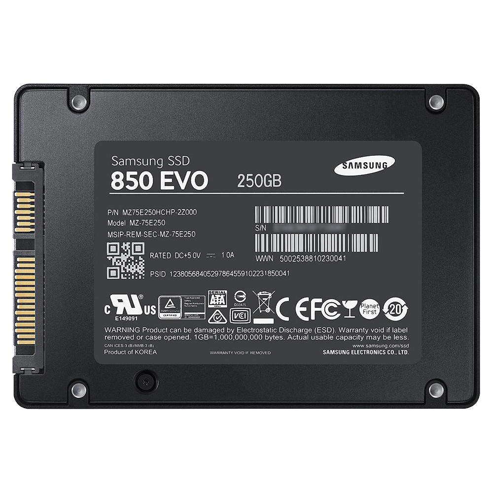 Ổ cứng ssd samsung 850 evo 250gb - hãng phân phối