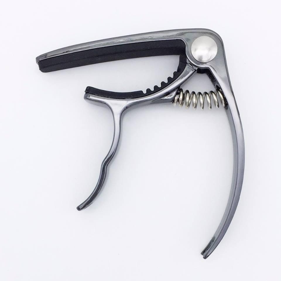 Kẹp Capo đàn guitar inox 2 chức năng màu trắng