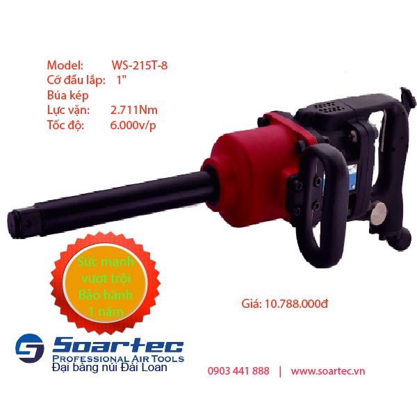 1 máy vặn bu lông ws-215t-8 dùng khí nén - sức mạnh vượt trội