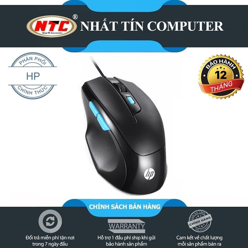 [DUY NHẤT 15.04 - NHẬP MÃ LAZSOCIALSALE1501 GIẢM 30K ĐƠN 69K] Chuột vi tính có dây HP M150 - thiết kế gọn nhẹ (Đen) - Nhất Tín Computer