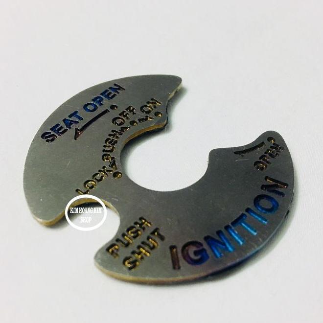 Tem dán ổ khóa Titanium dành cho Exciter 150 (Titan 100%) dày 2li