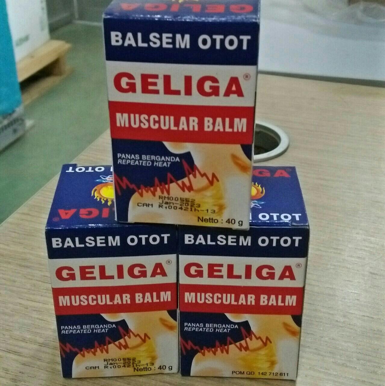 Combo 3 DẦU CÙ LÀ LỬA - GELIGA MUSCULAR BALM 40gr
