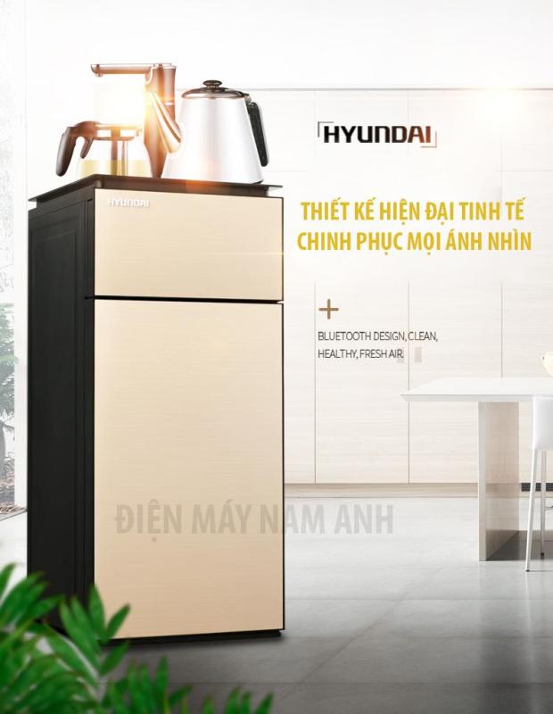 Cây nước nóng lạnh Hyundai Hàn Quốc bình hút, thông minh, làm lạnh, giữ ấm, đun sôi 100 độ C