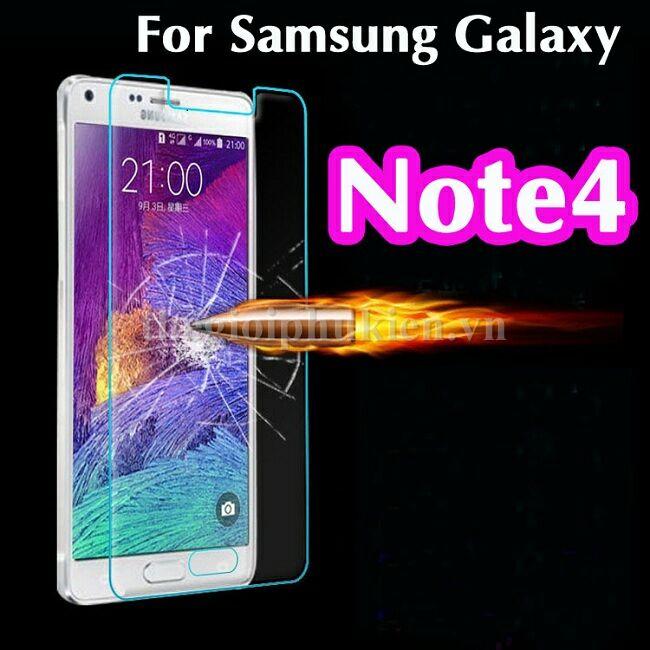 Bộ 5 miếng dán kính cường lực 2.5d cho samsung galaxy note 4 - glass