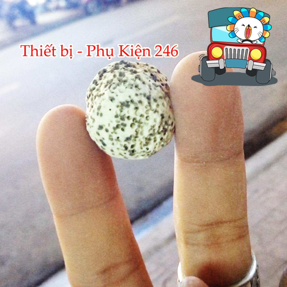 Sứ lọc tròn muối tiêu dành cho hồ cá rồng, koi làm vật liệu lọc bể cá -vật liệu lọc hồ cá