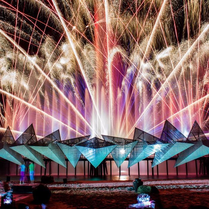 [SINGAPORE] Vé xem show nhạc nước Wings of time Singapore trên đảo Sentosa - Ca 19h40
