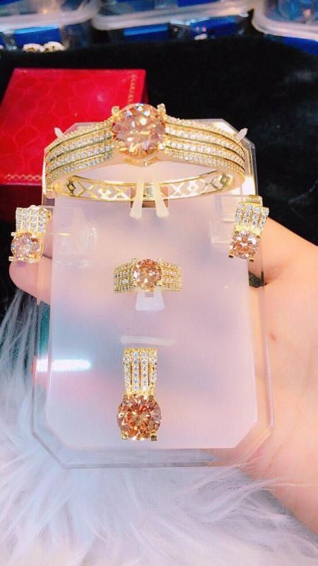 Bộ Trang Sức Nữ 4 Món Cao Cấp LT2SHOP VB4141010 - Dùng để đi tiệc cực kì sang trọng