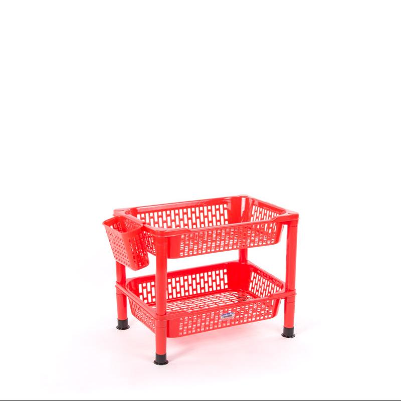 Kệ chén kiểu 2 tầng cao cấp duy tân - màu ngẫu nhiên 44 x 30 x 36.5 cm