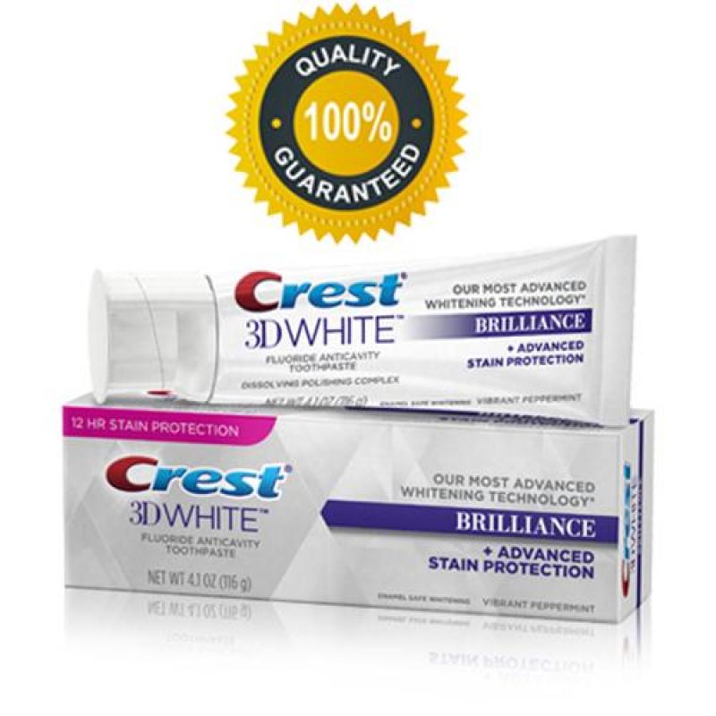 Kem đánh răng Crest 3D White Brilliance 116g nhập khẩu
