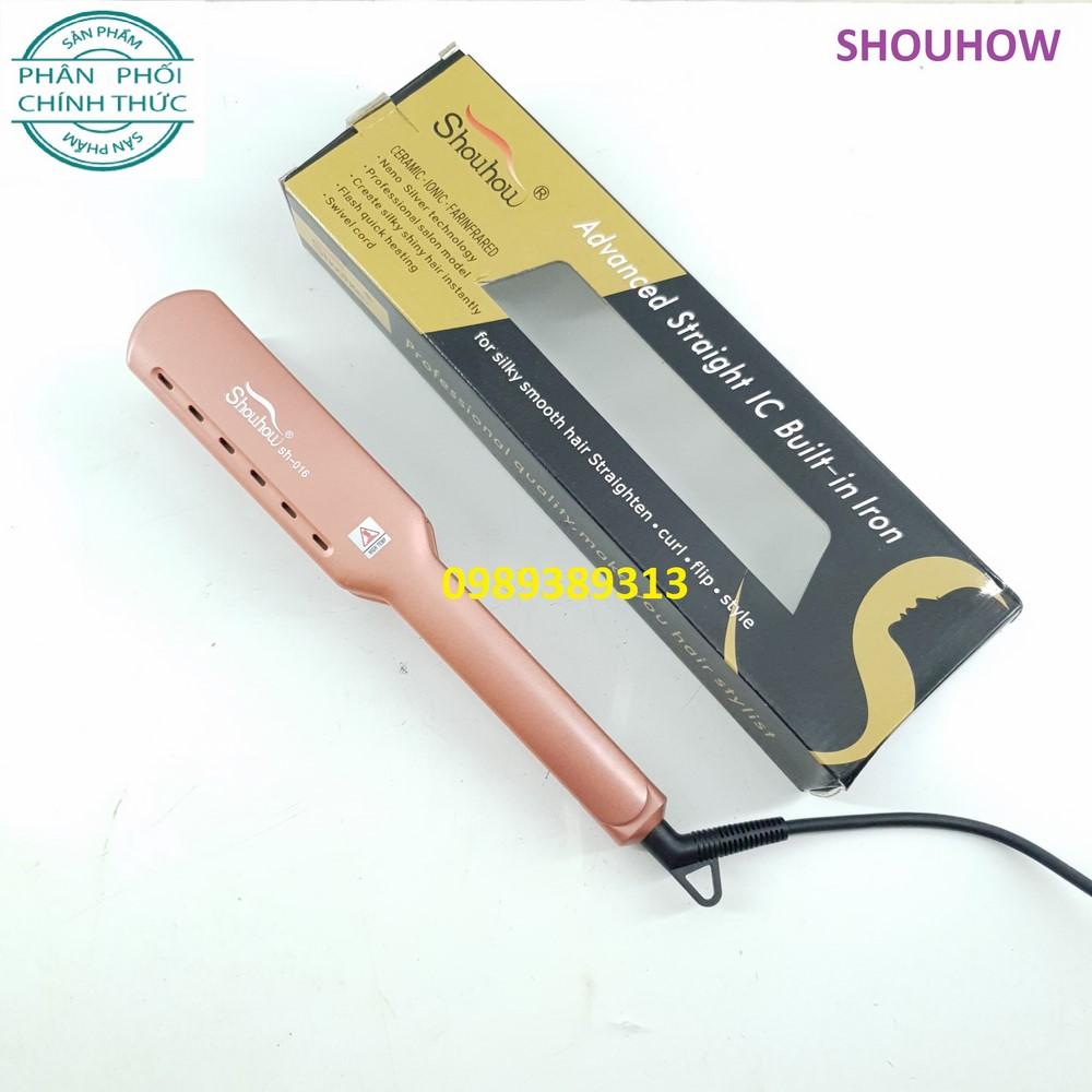 Máy là duỗi tóc bản to 5 mức nhiệt Shouhow sh - 016 Chuyên Nghiệp