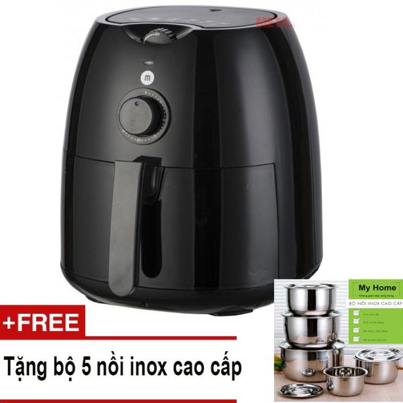Bảng giá Nồi chiên không dầu 4L Mishio MK40 + Tặng bộ 5 nồi inox cao cấp Điện máy Pico