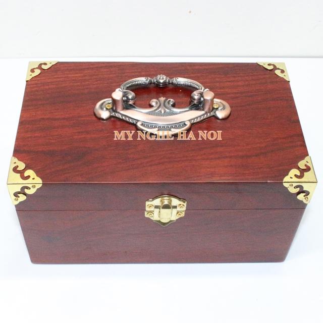 Hộp gỗ đựng trang sức bằng gỗ hương MS01