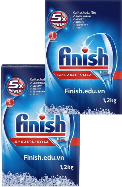 Muối rửa bát Finish 2,4kg