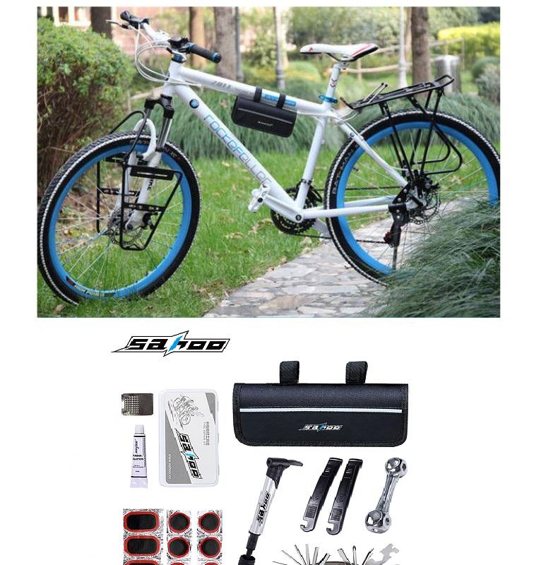 Bộ kit dụng cụ sửa chữa bơm vá xe đạp đa năng Toolkits 16 in 1