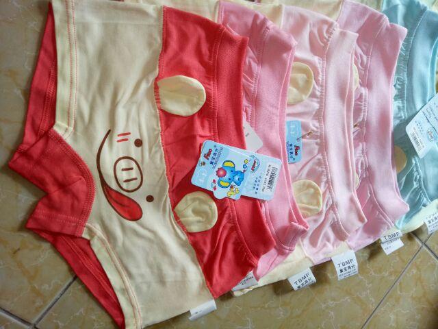 Combo 10 quần chip bé gái siêu đẹp size L