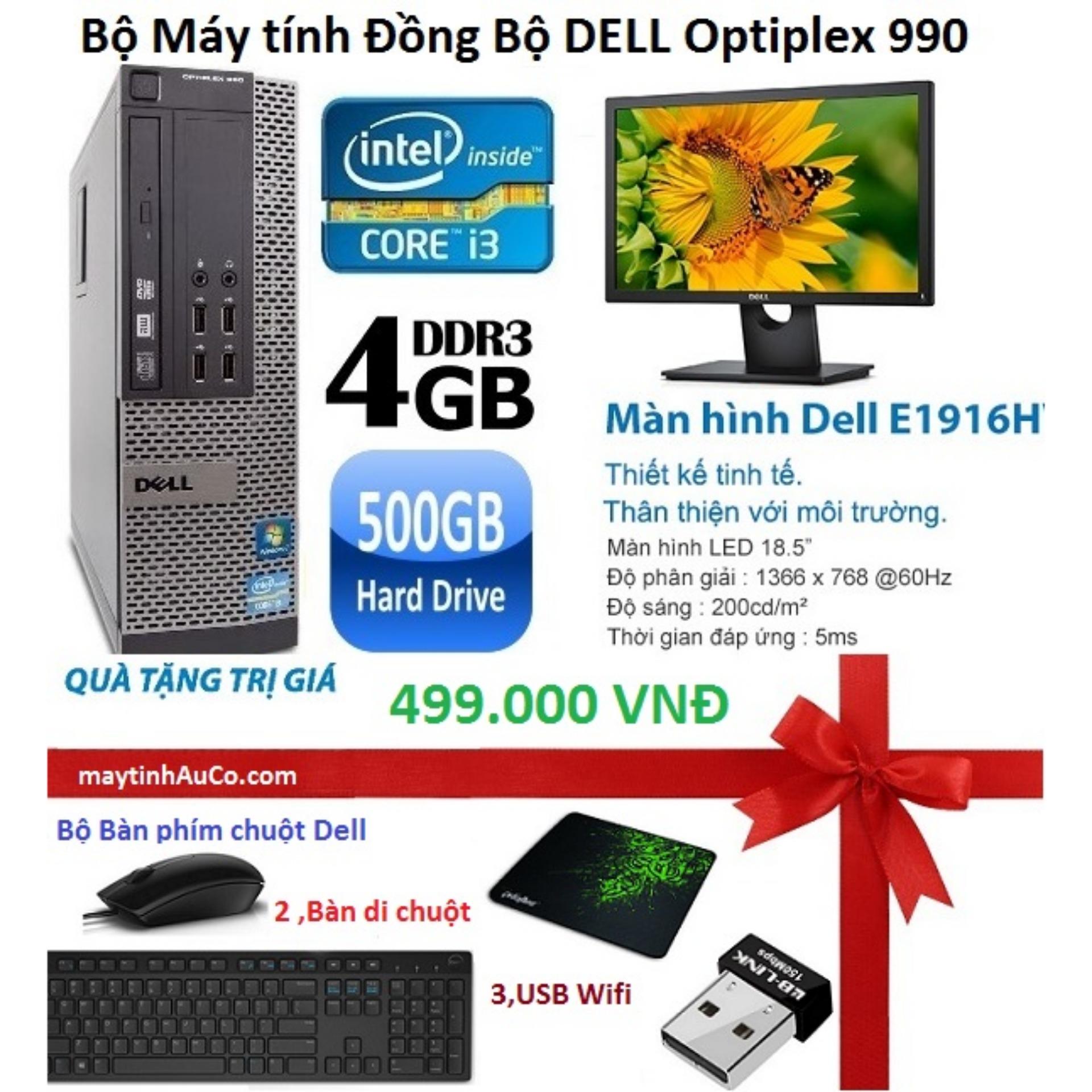 >> TRA GIÁ ĐỒNG BỘ DELL OPTIPLEX 990 CORE I3 2100 / 4G / 500G - TẶNG USB WIFI , BÀN DI CHUỘT , BẢO HÀNH 24 THÁNG | Shopee Lazada Sendo Tiki mới nhất 4 Đồng Bộ Dell Optiplex 990 (Core i3 2100 / 4G / 500G ), Màn hình Dell 18.5inch Wide Led , Tặng bàn phím chuột Dell , USB Wifi , Bàn di chuột - Hàng Nhập Khẩu