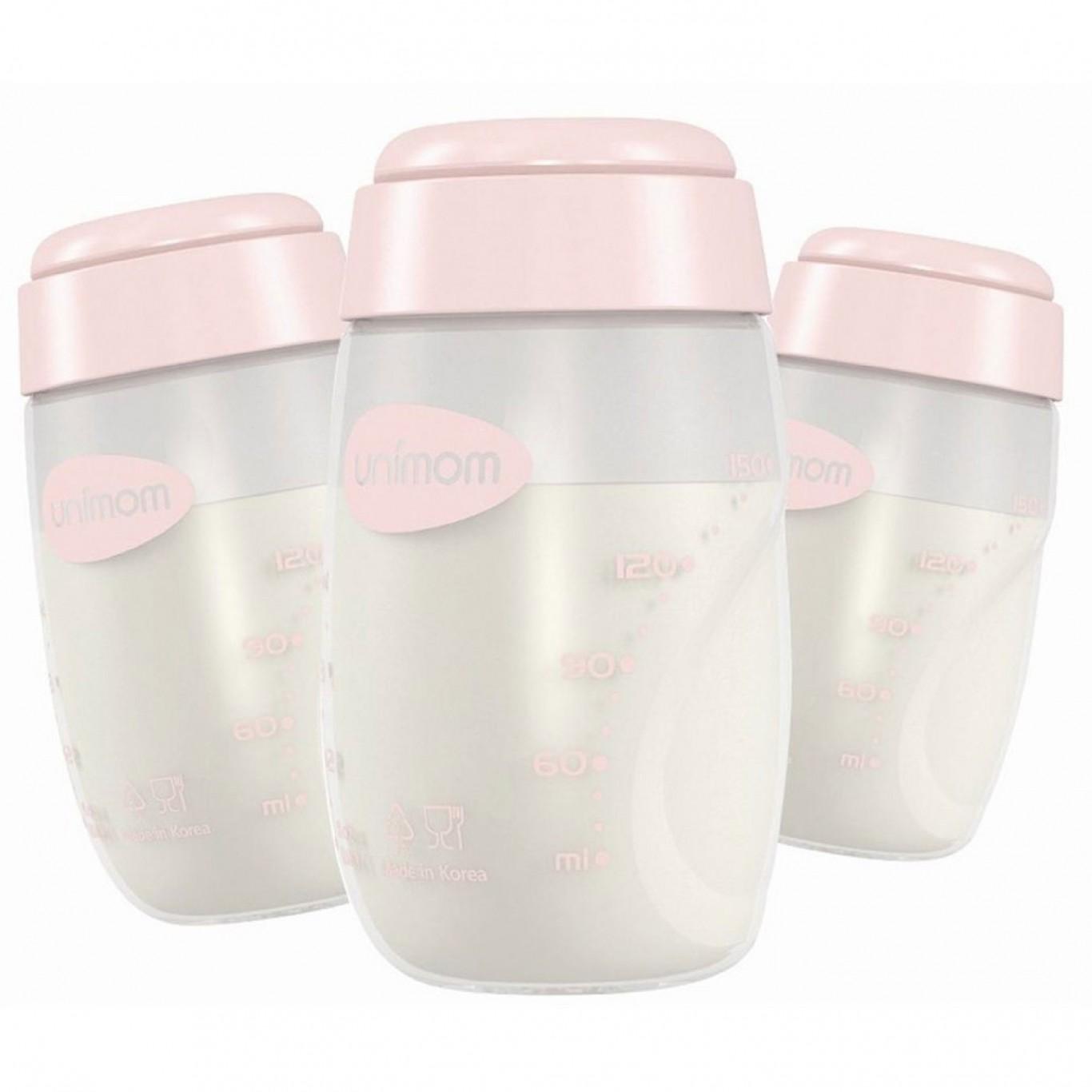 Bình trữ sữa mẹ Unimom - 150ml Made in Korea