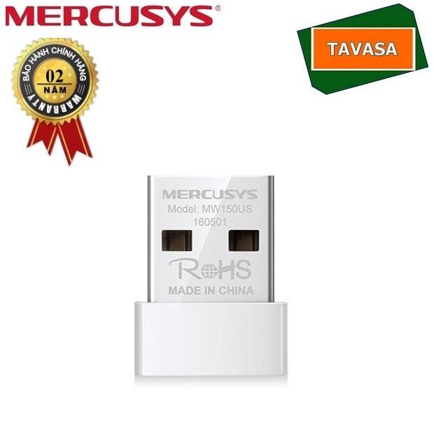 Usb thu sóng wifi tốc độ 150mbps mercusys mw150us - hãng phân phối chính thức