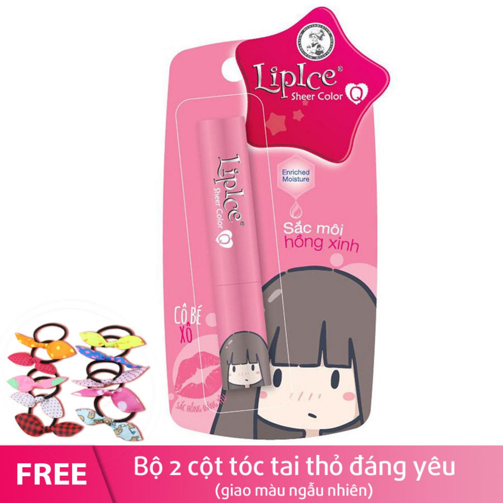Son Dưỡng Có Màu Lipice Sheer Color Q Bestie Cô Bé Xô (Màu Hồng) 2.4G
