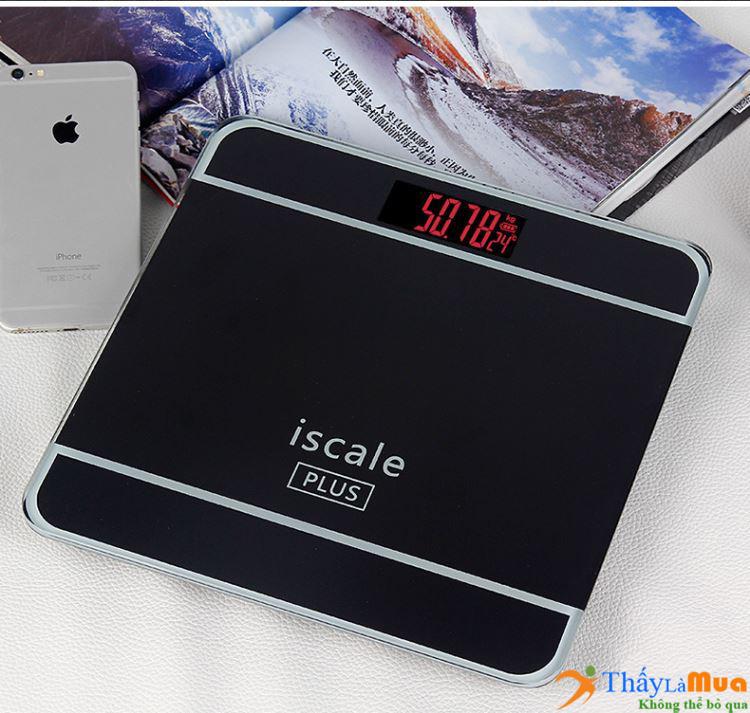 Cân điện tử thông minh thiết kế siêu mỏng Iscale