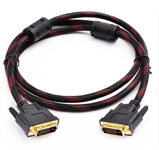 Dây cáp bọc lưới 2 đầu dvi 1,5m