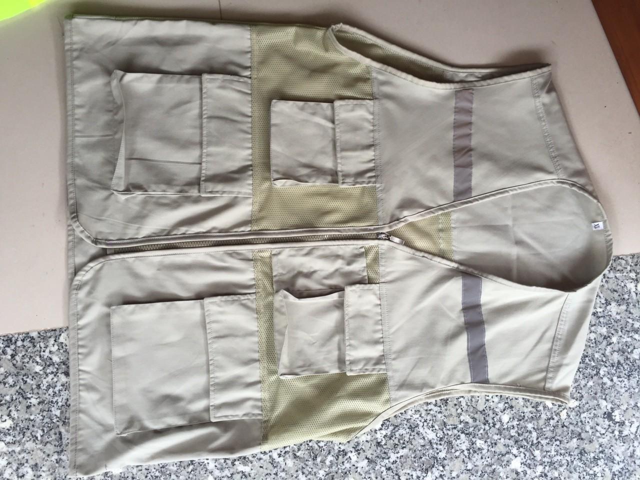 Áo ghile 4 túi hộp phản quang size XXL