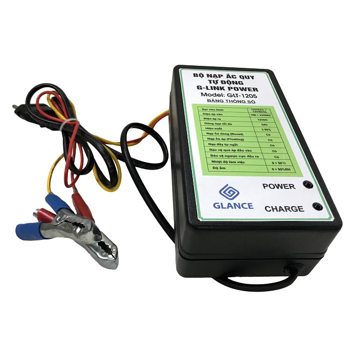 Sạc ắc quy 12v từ 5Ah-50Ah nạp ắc quy , GLance