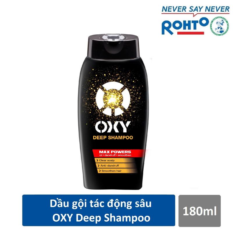 Dầu gội tác động sâu cho nam Oxy Deep Shampoo 180ml nhập khẩu