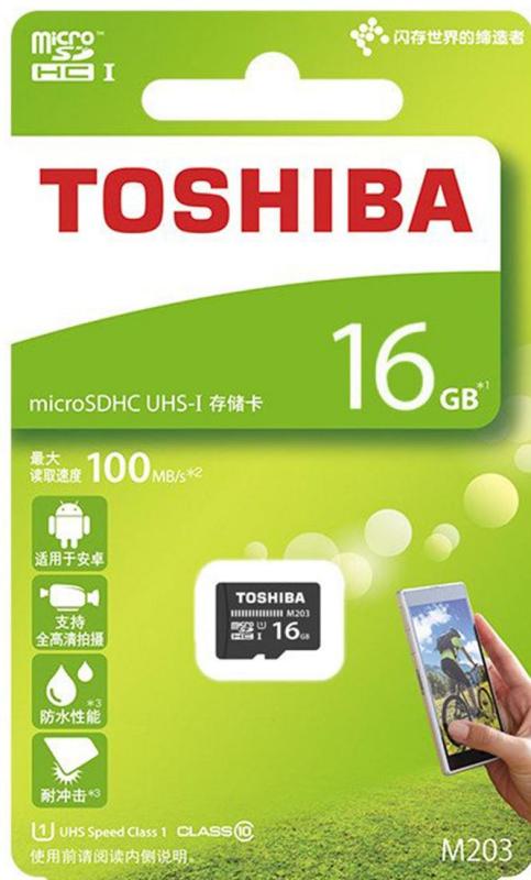 Thẻ nhớ Toshiba MicroSDHC 16gb 100mb