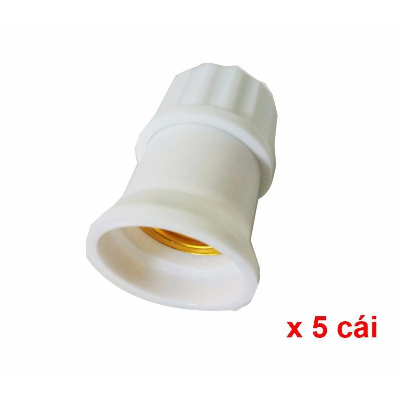 Bộ 5 Chuôi Đèn E27 thông dụng (Trắng)