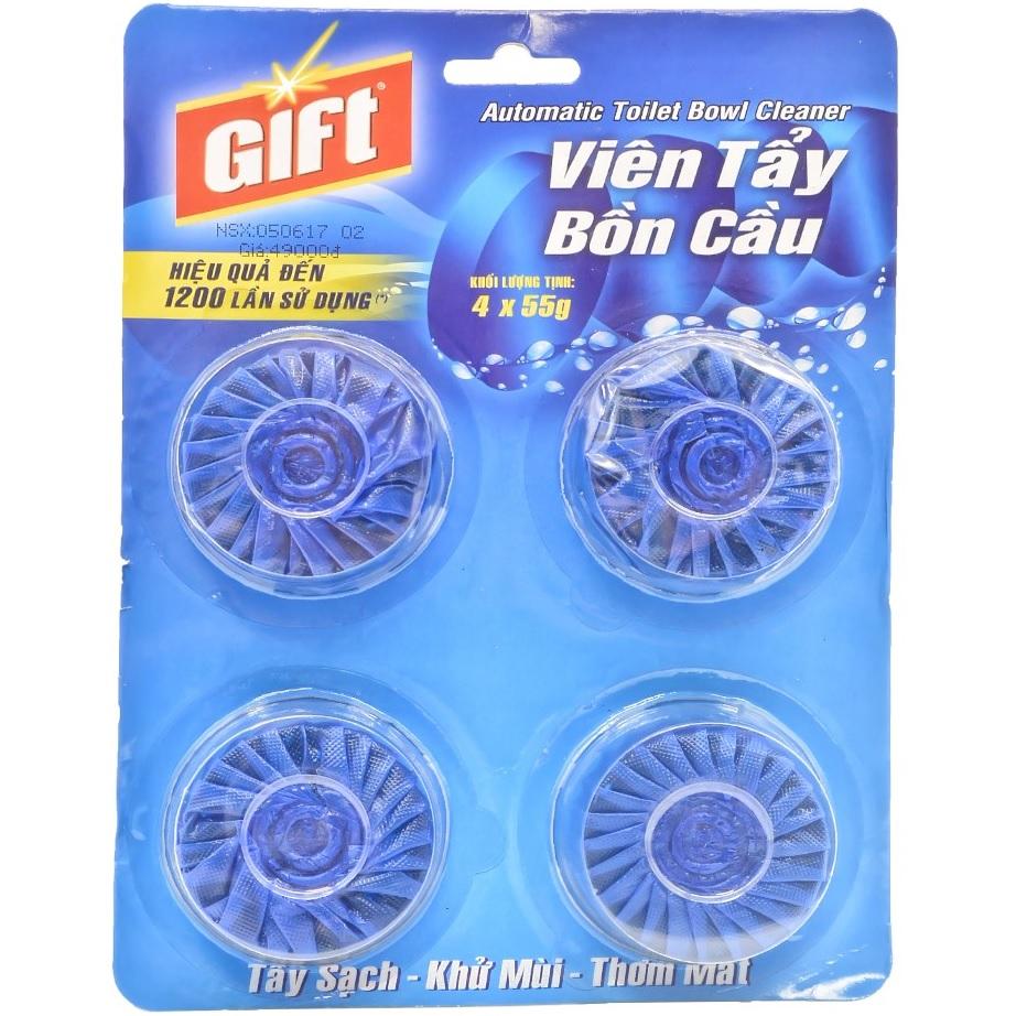 Combo 4 Viên tẩy bồn cầu Gift (4x55g)