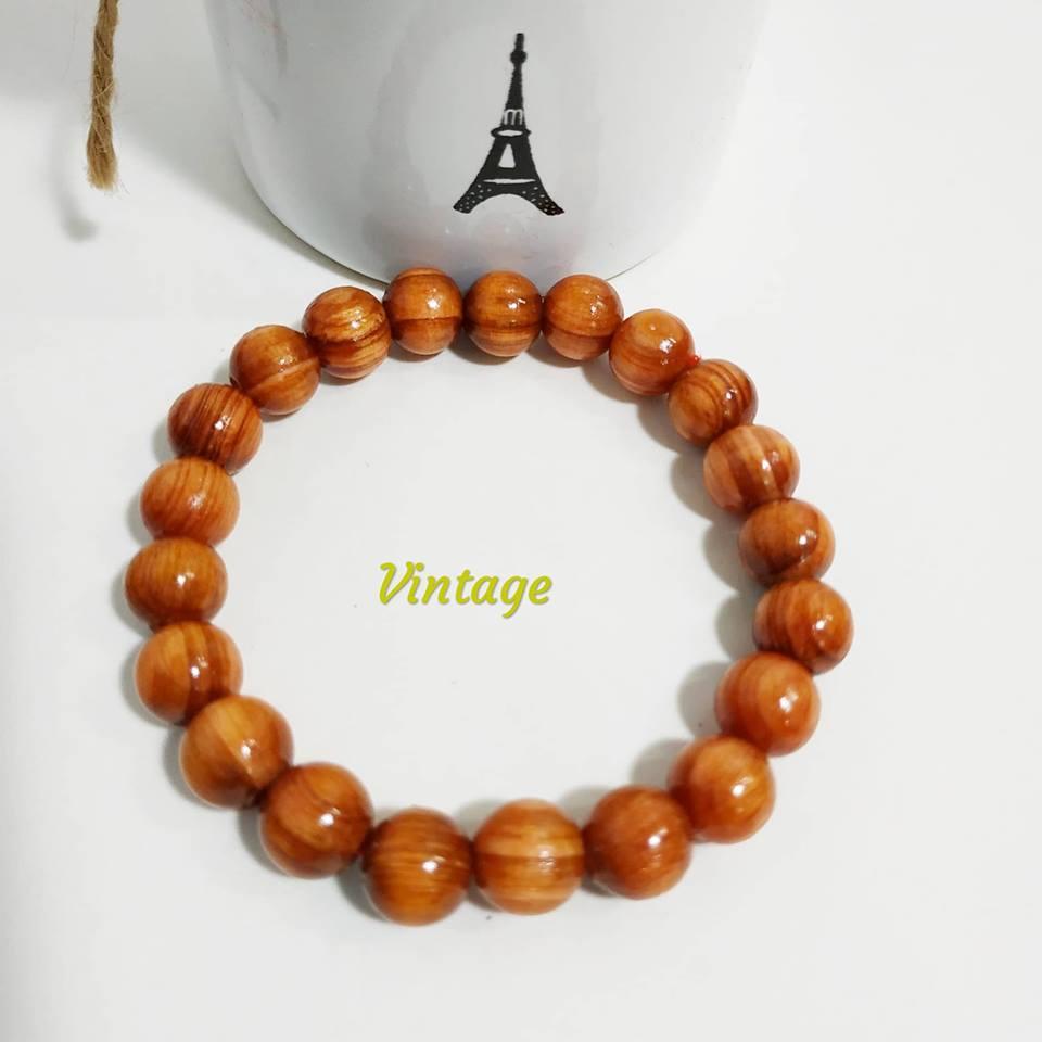 Vòng gỗ huyết rồng (huyết long) chuẩn 100% thấu quang loại 8 ly 21 hạt