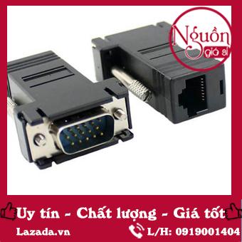 2 đầu chuyển đổi vga sang cáp mạng rj45 cat5 cat6-30m