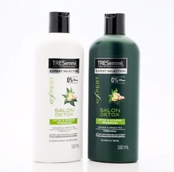 Combo Dầu Gội TRESemmé Expert Selection Salon Detox (340g) Và Dầu Xả TRESemmé Expert Selection Salon Detox (340g)