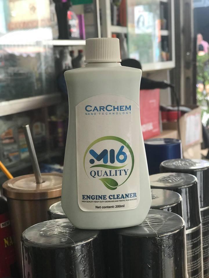 Chai dung dịch tẩy rửa lốc máy đầu bò mi6 engine cleaner 200ml tẩy sáng kim loại