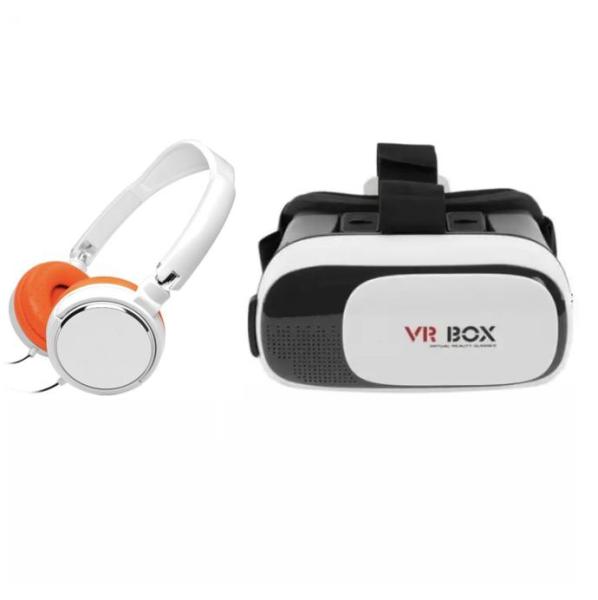 Tai nghe chụp tai Extra Bass + tặng kính thực tế ảo VR Box(màu ngẫu nhiên)