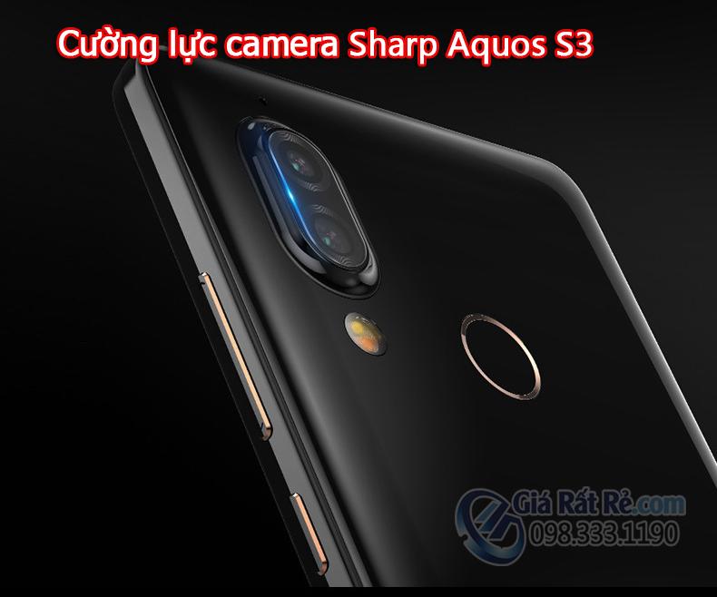 Kính cường lực camera sharp aquos s3