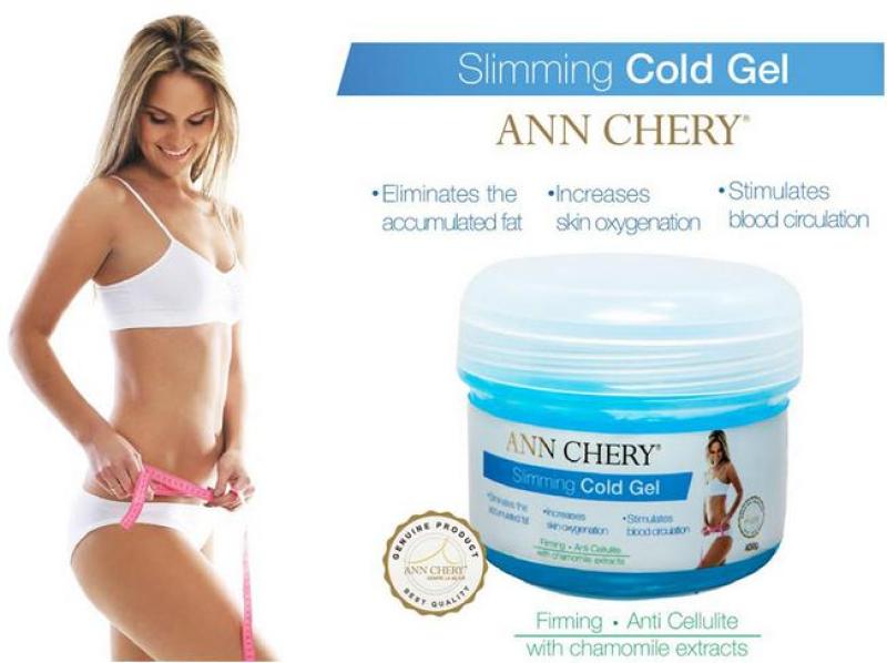 Kem tan mỡ bạc hà Ann Chery - Gel giảm mỡ Ann Chery 400gr tặng nilong quấn