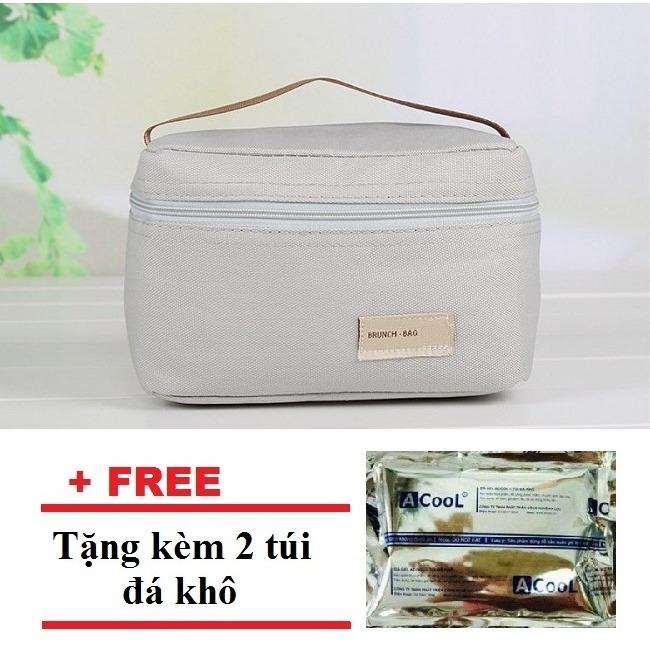 Túi giữ nhiệt loại nhỏ + Tặng kèm 2 túi đá khô