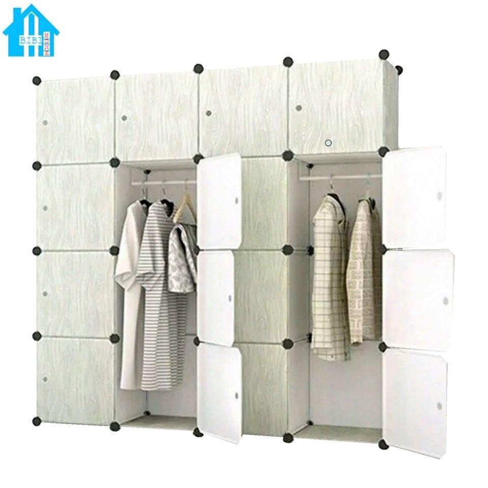 Tủ nhựa lắp ghép 16 ngăn bibi-home tn-vgt-16
