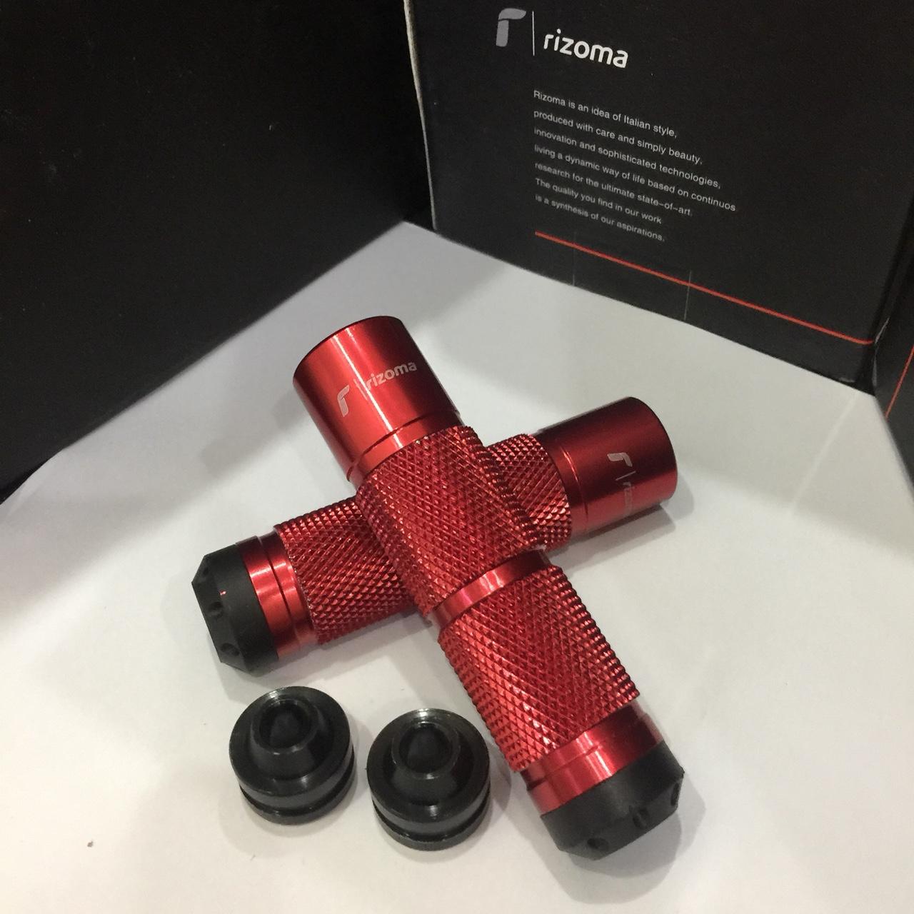 Bộ 2 Gù chống đổ sau xe máy Exciter, Winner.wave, các dòng xe máy B13-màu-đỏ-CMV