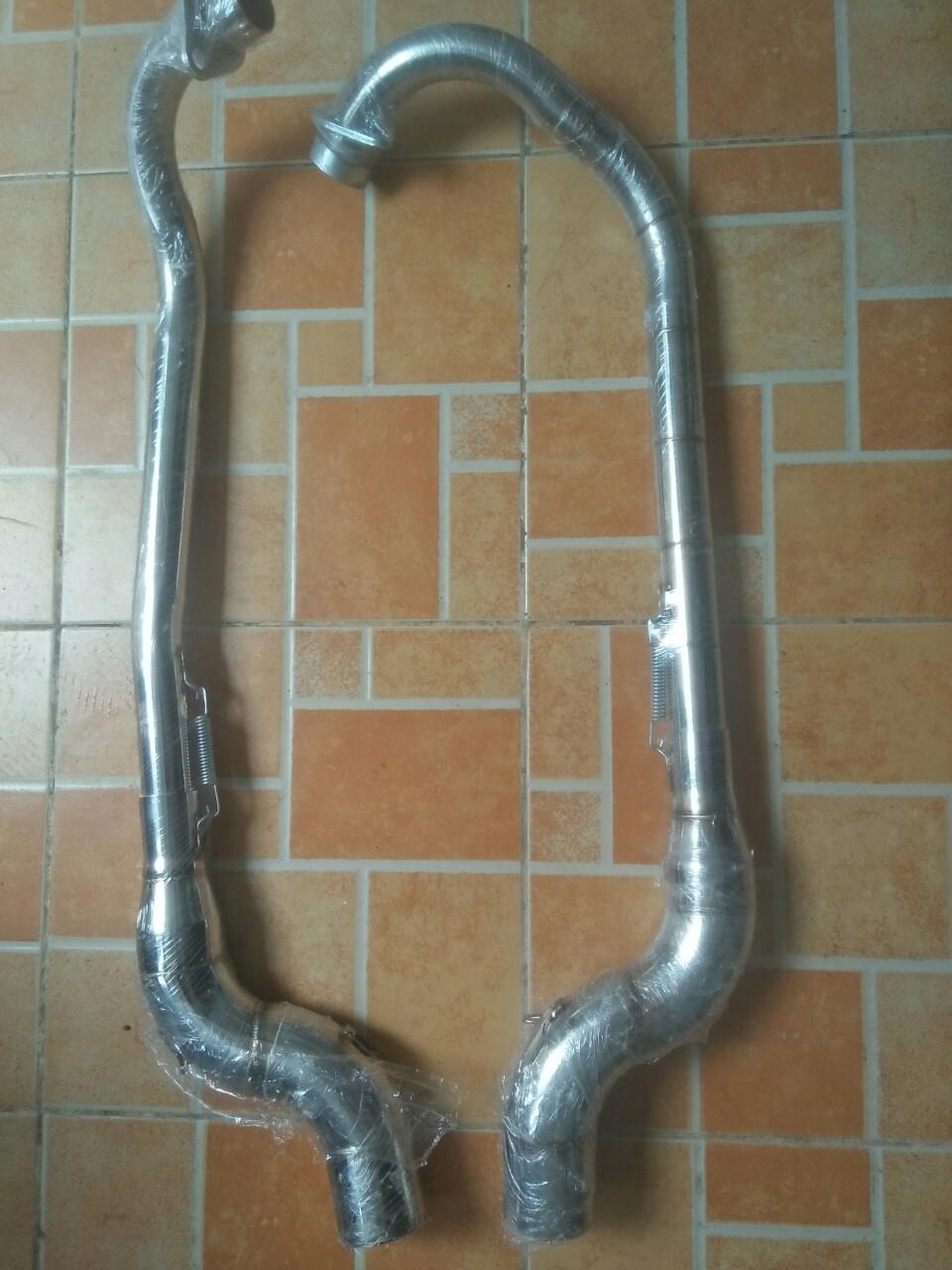 Cổ bầu hơi 2 khúc inox 304 dành cho Wave, Dream