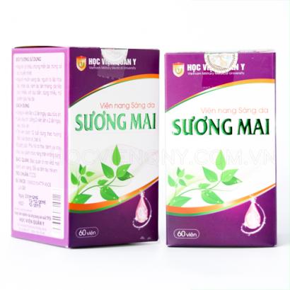 Combo 2 hộp Viên uống Sáng Da Sương Mai Học Viện Quân Y- hộp 60 viên